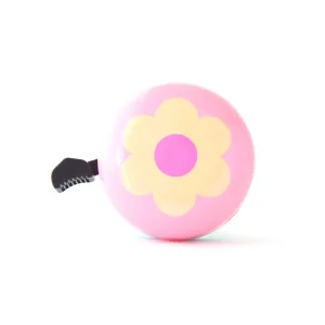 Beep Retro Flower Power Bike Bell and Scooter Bell PINK