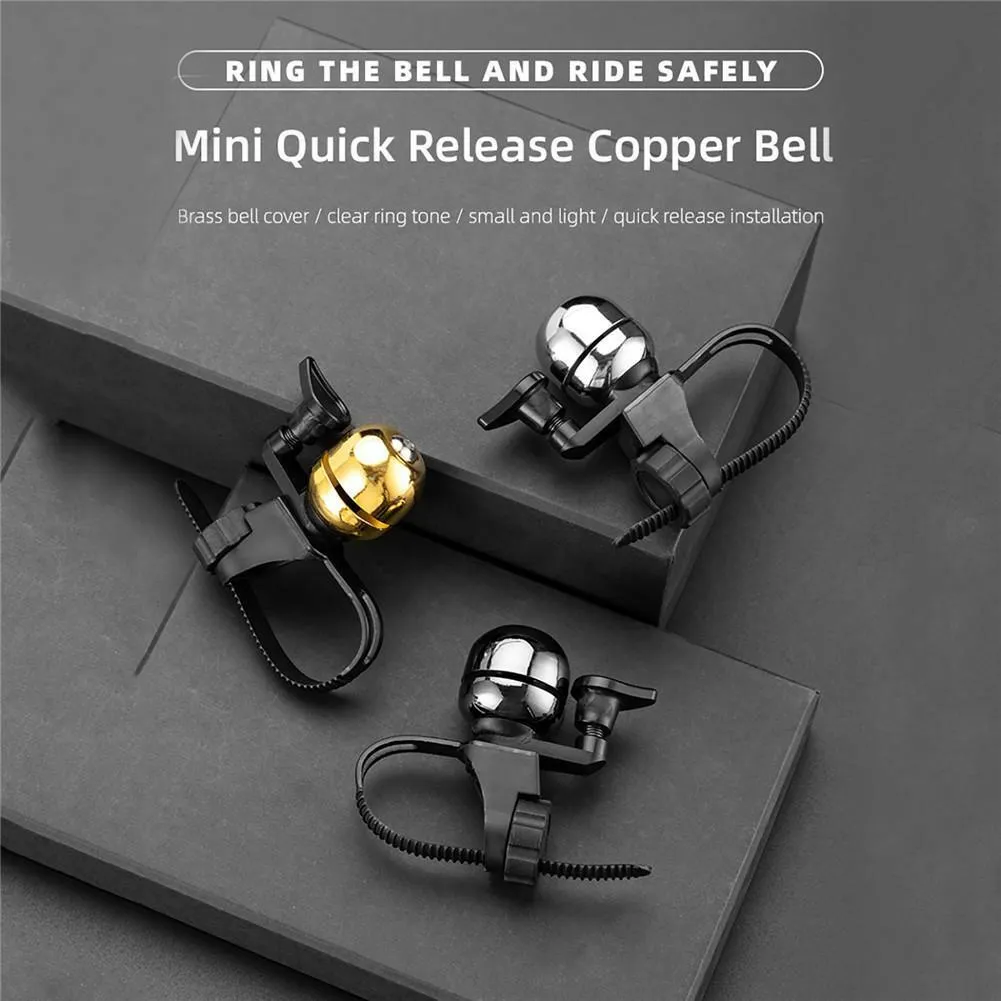 Bicycle  Bell General Mountain Bike Copper Alloy Mini Retro Bell Scooter Road Bike Accessories