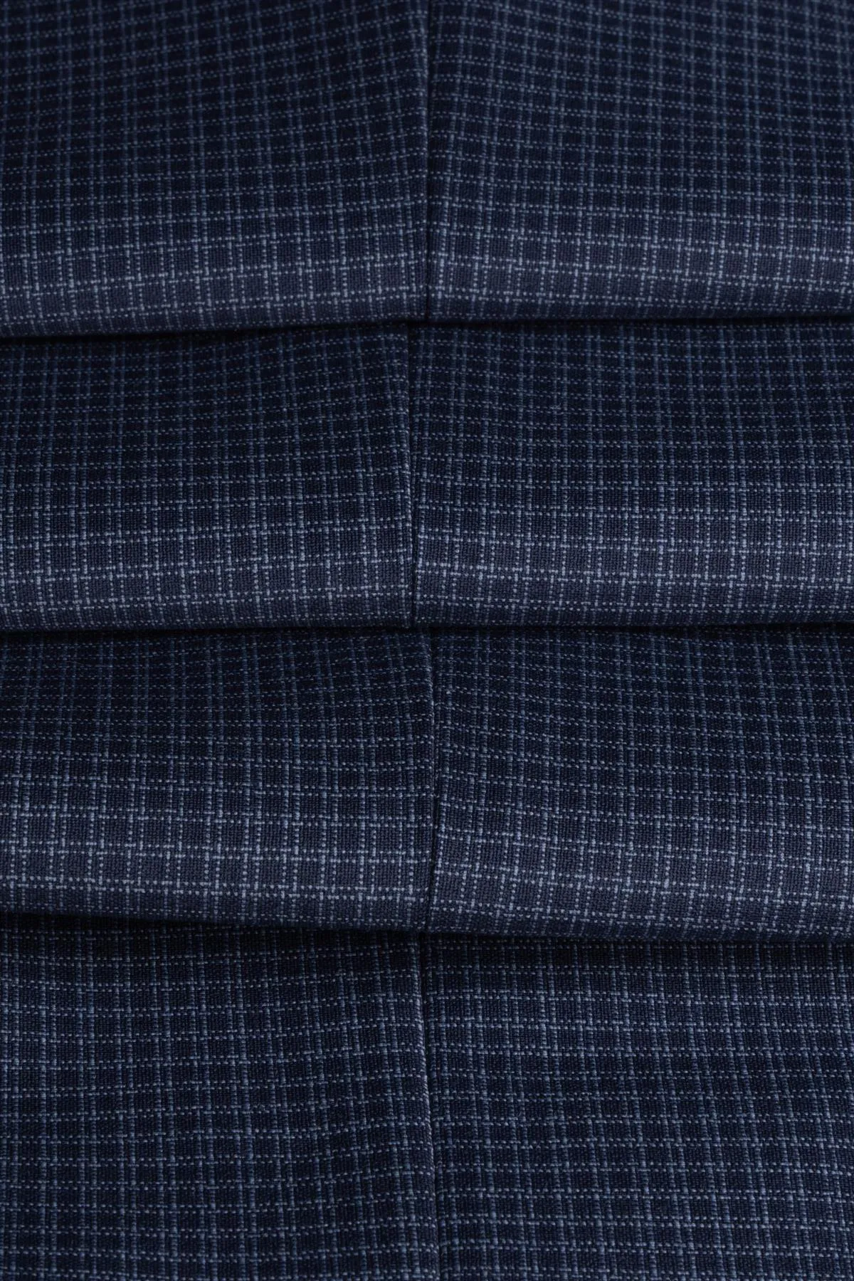 Bond Navy Check Trouser