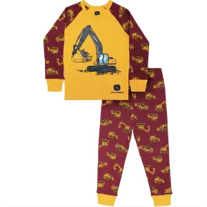 Boys' Long-Sleeve Construction Pajama Set J4S173RT