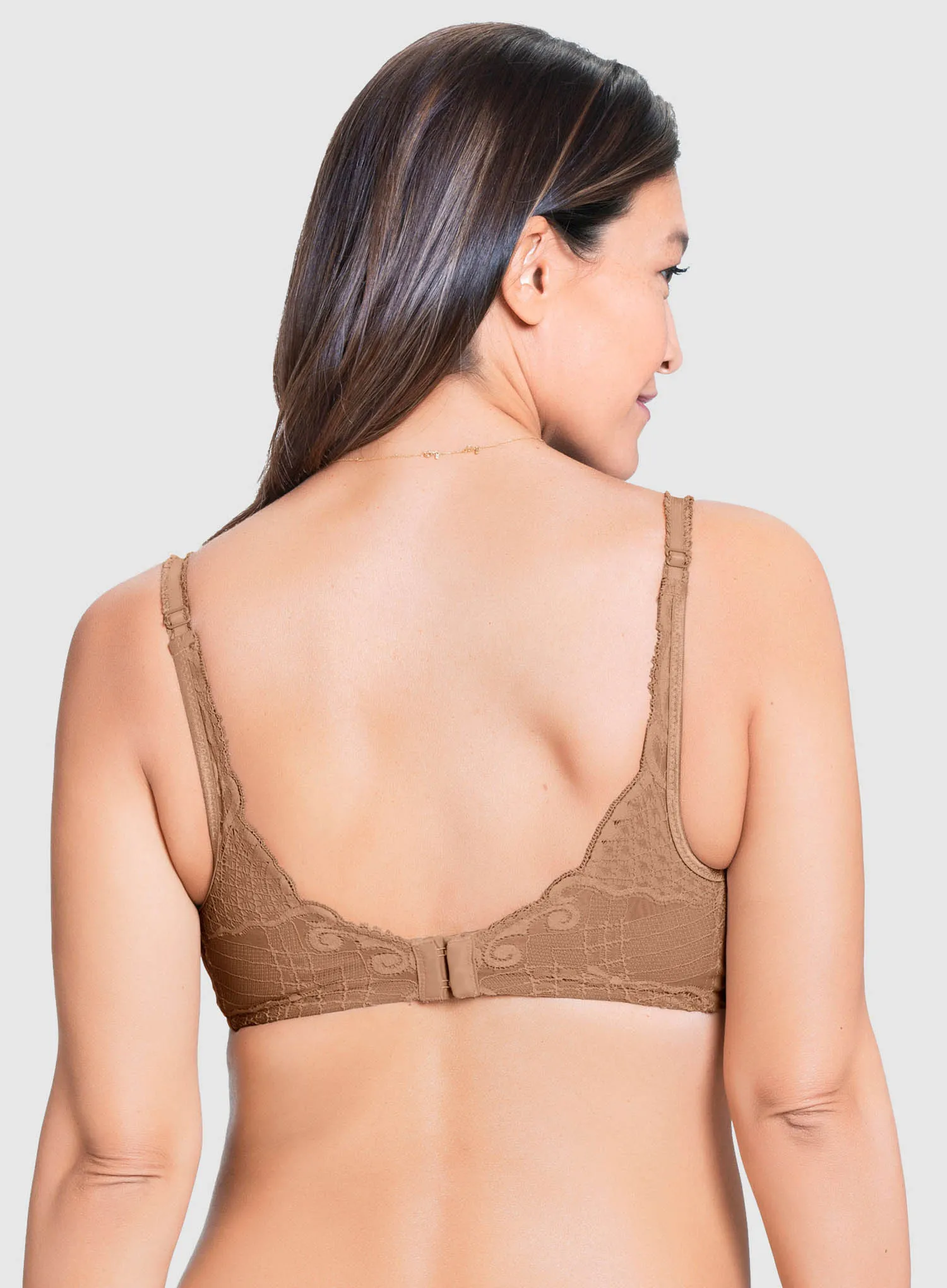 Cake Maternity: Truffles Moulded Plunge Maternity Bra Nude