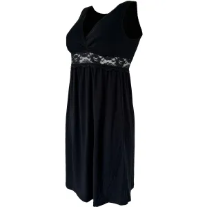 Carriwell Black Maternity & Nursing Nightie