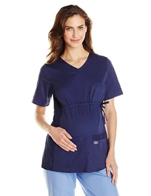 Cherokee 4708 Women's Maternity V-Neck Knit Panel Top