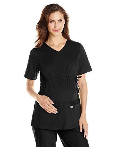 Cherokee 4708 Women's Maternity V-Neck Knit Panel Top