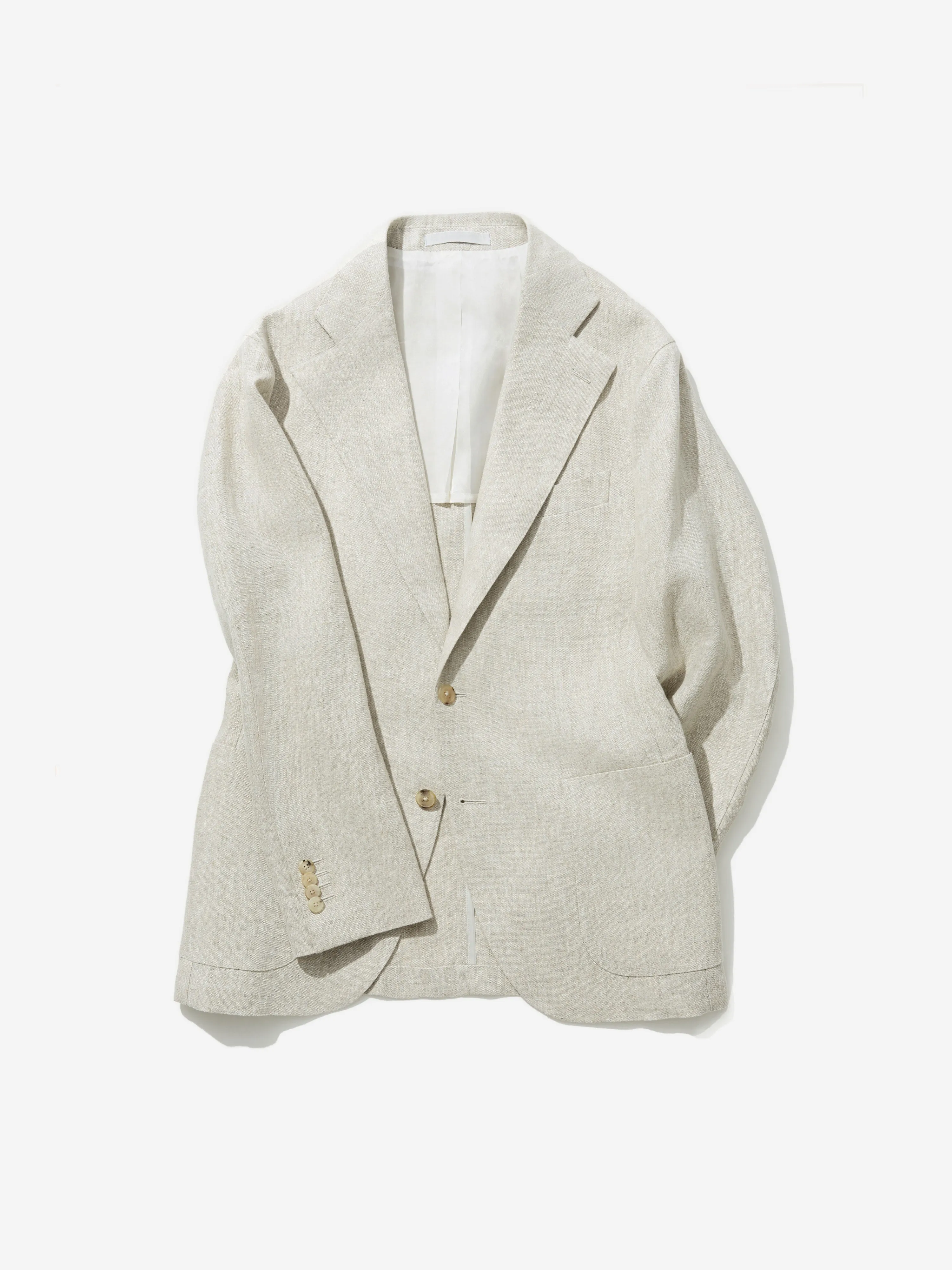 Cream Beige Linen Suit (SB)