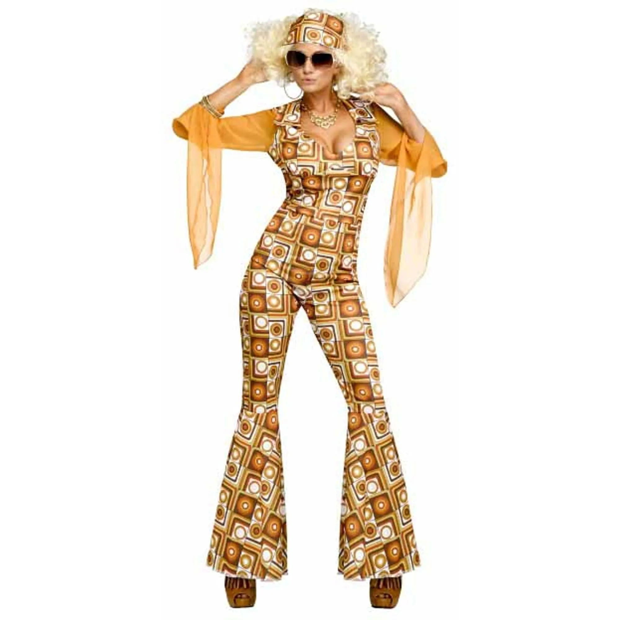 Disco Diva Costume - Adult Sm/Md 2-8