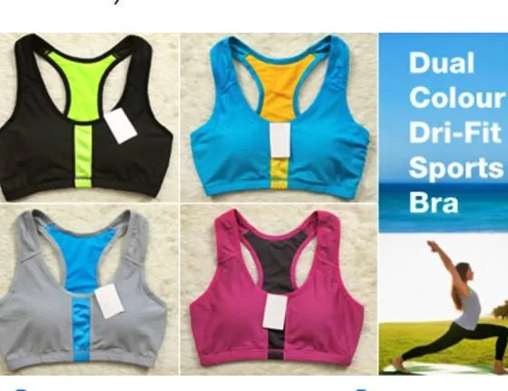 Dual Colour Dri-Fit Sports Bra