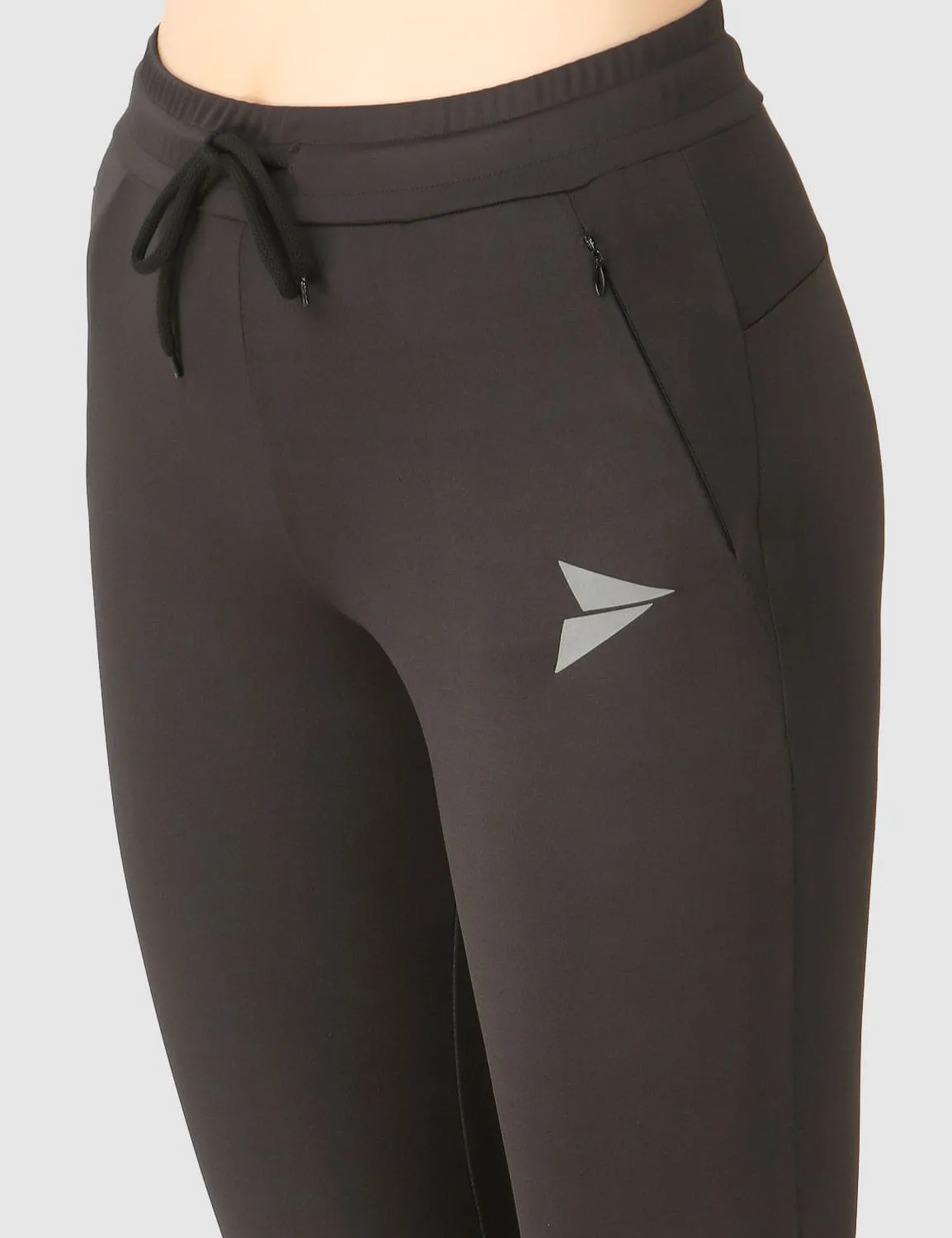 Fitinc Activewear Black Trackpant for Women