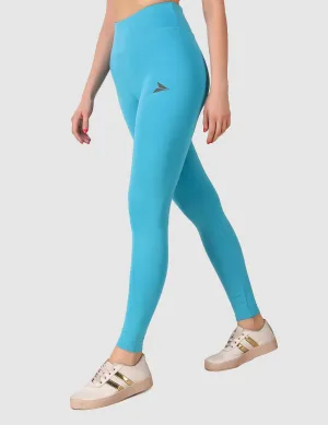 Fitinc Activewear Sky Blue High Waist Tight for Women