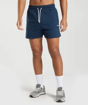 Gymshark Rest Day Sweats 4'' Lounge Shorts - Navy