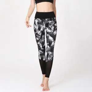 High Waist Yoga Legging with Pattern