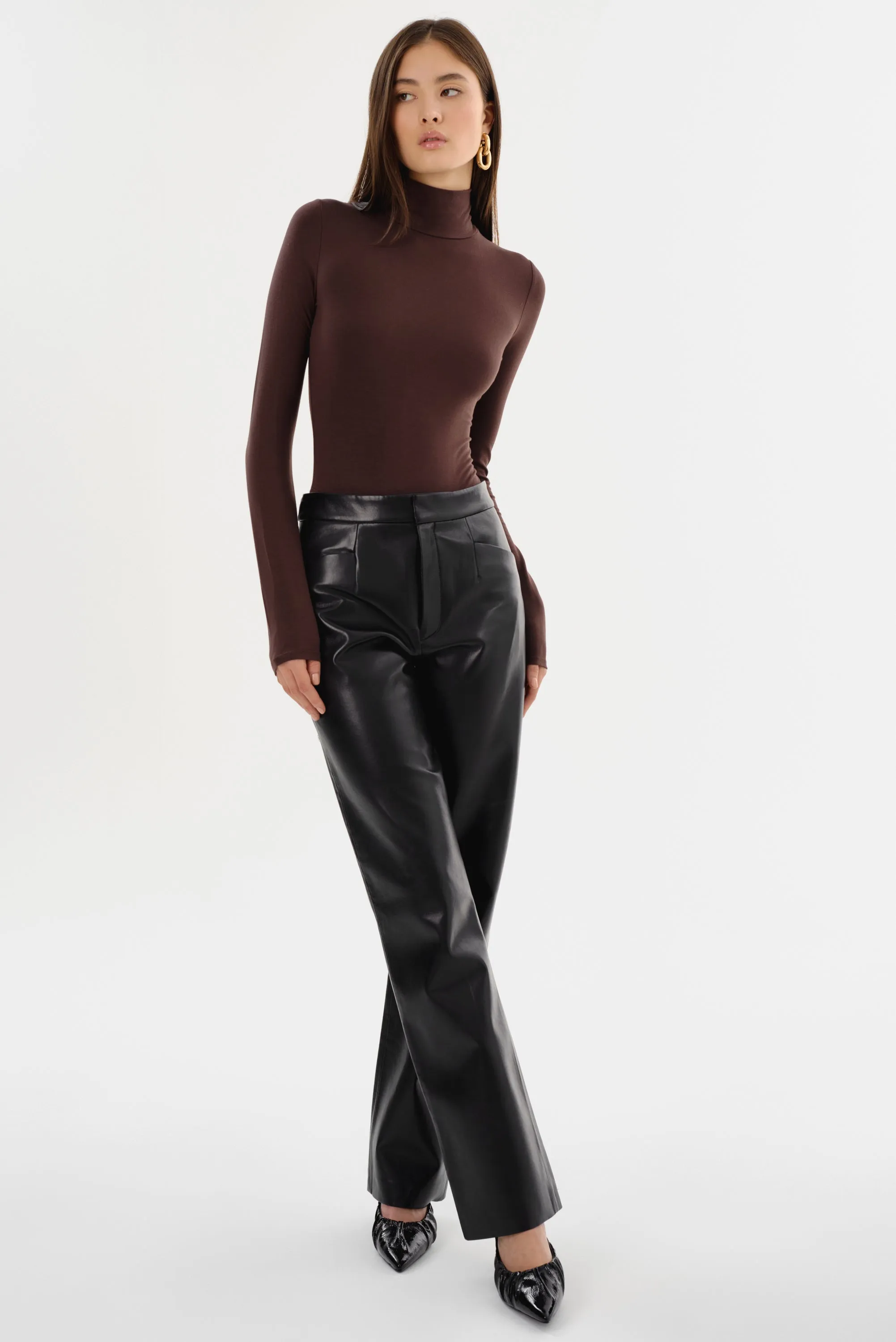 IMANI | Recycled Leather Trousers