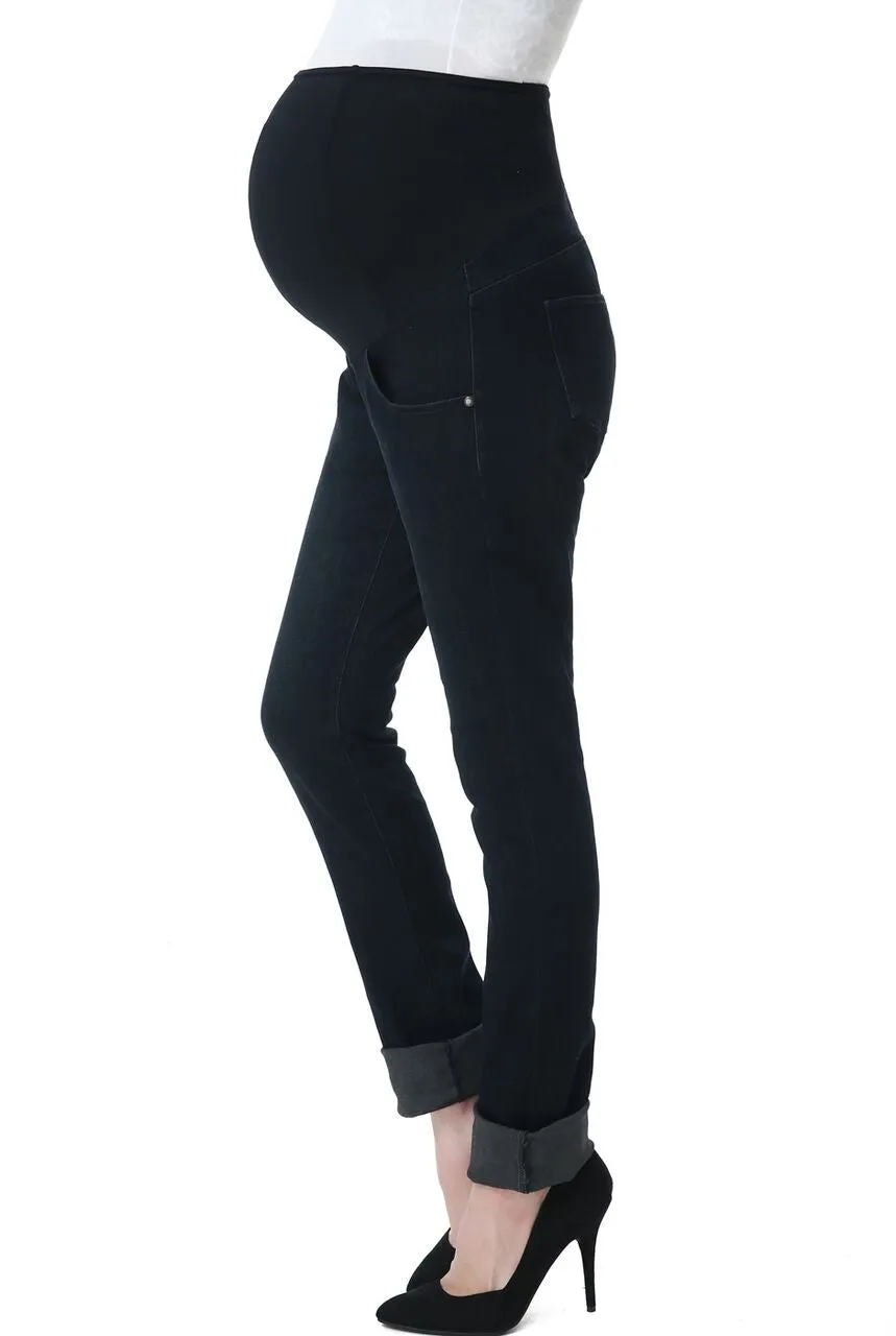 Kimi   Kai Maternity "Frankie" Straight Leg Denim Jeans