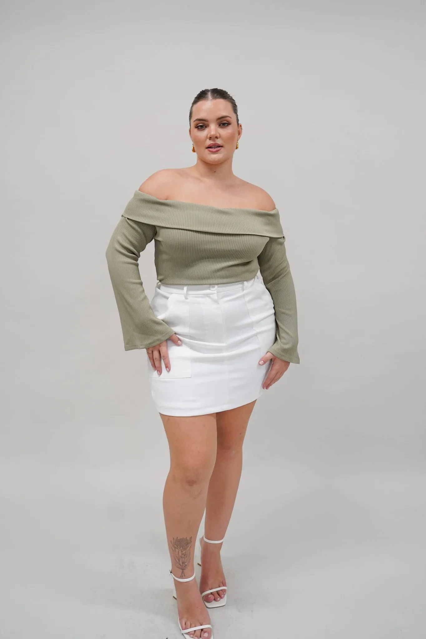 LOWEN TOP KHAKI