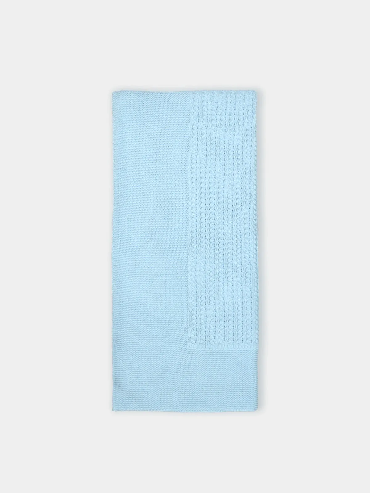 Mac Ilusion Blue Soft Knit Blanket