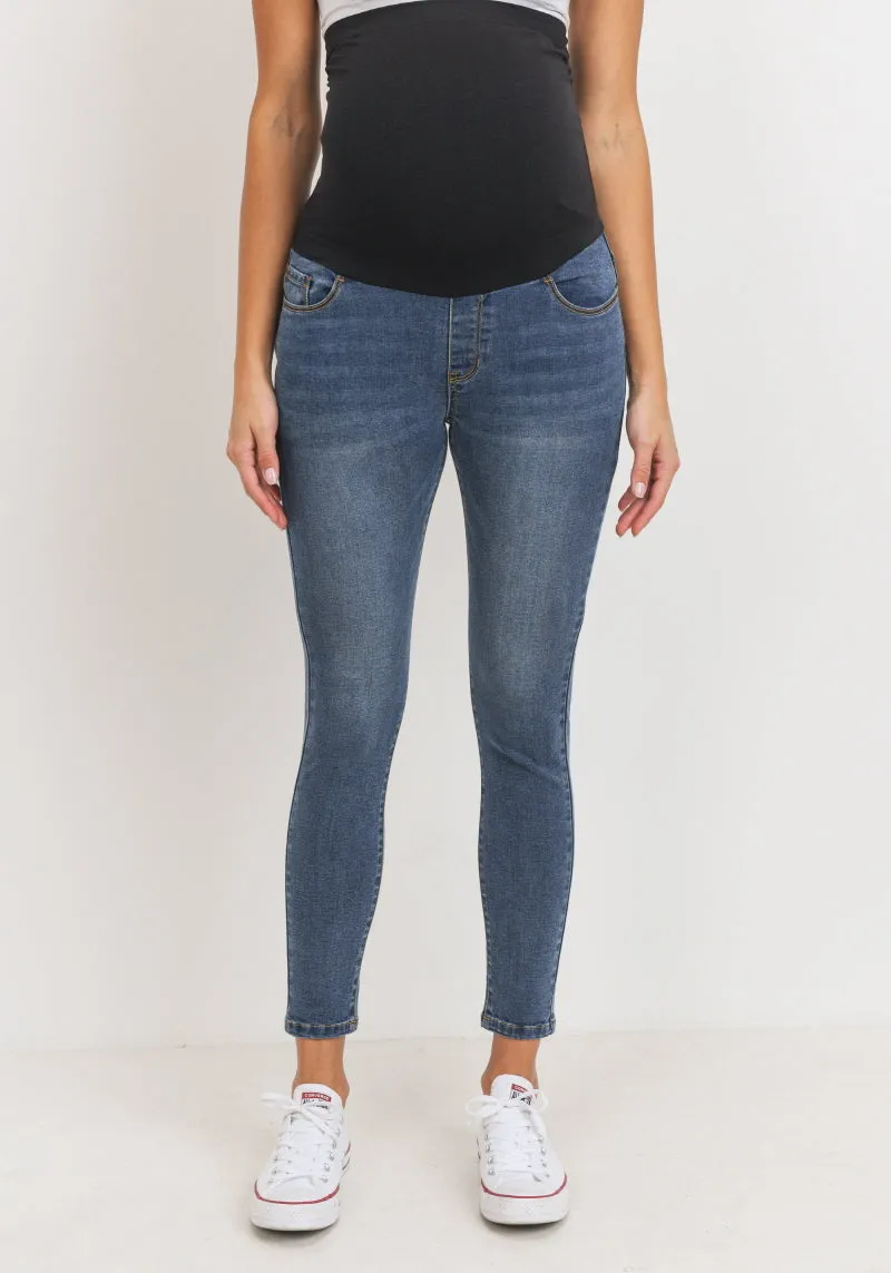 Maternity Stretch Jeans - Blue Jean Baby Skinny Jeans