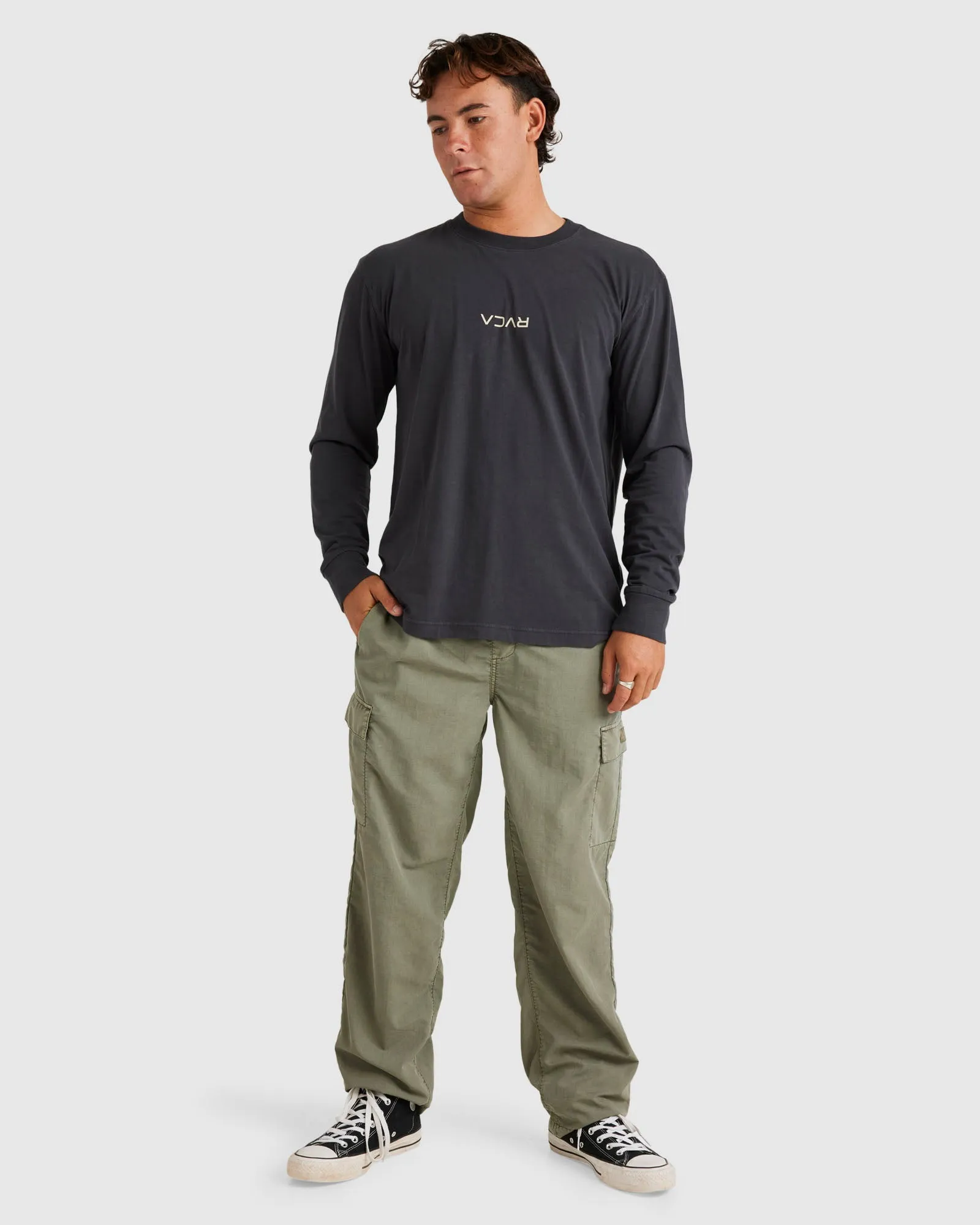 Mens Vacancy Elastic Cargo Pants