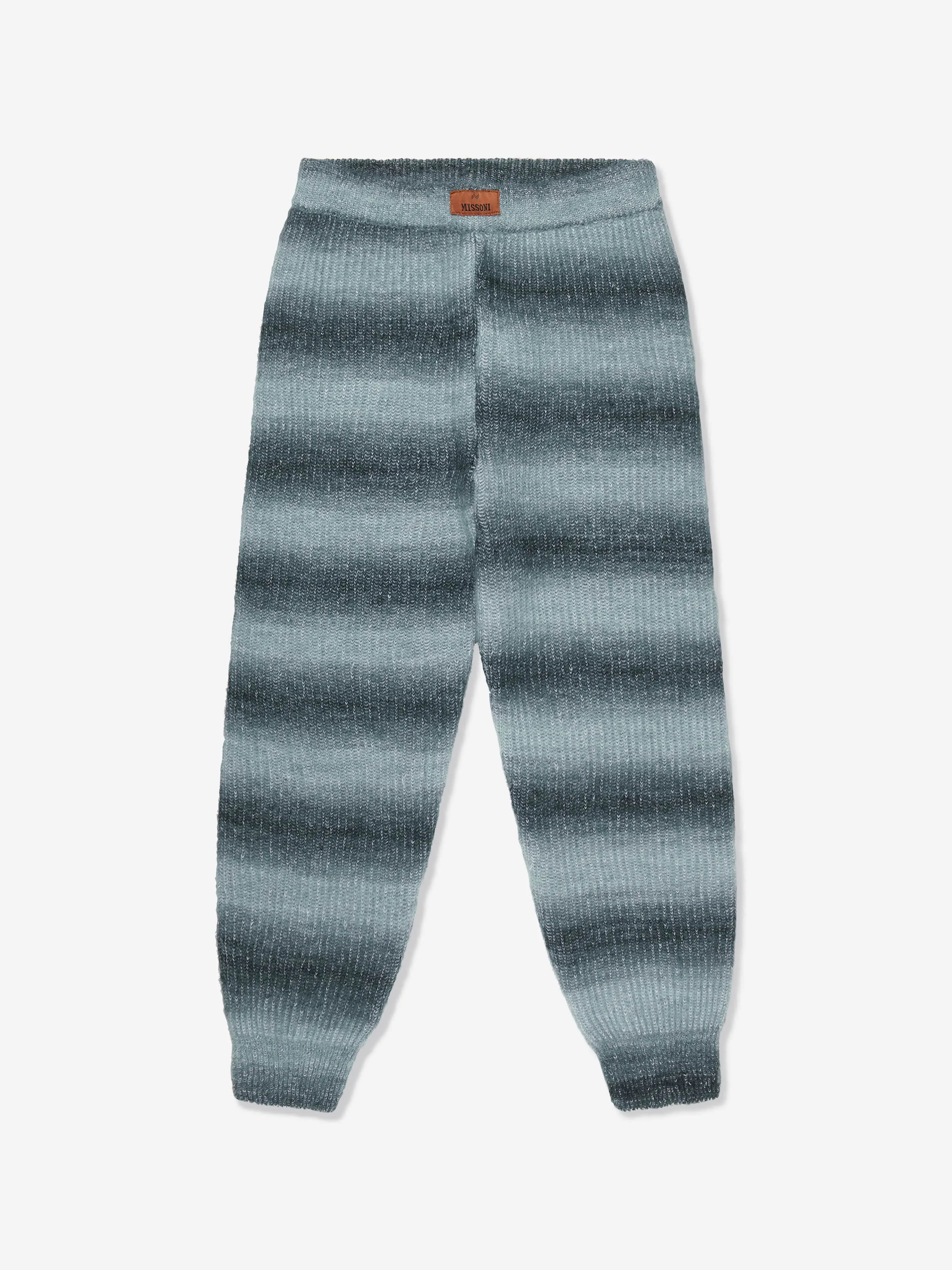 Missoni Kids Knitted Trousers in Grey