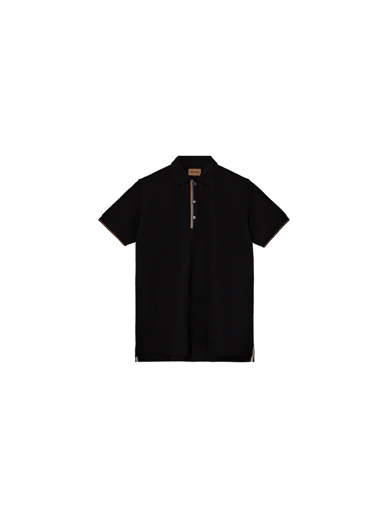 MMGHarvey Polo Ss Tee Black