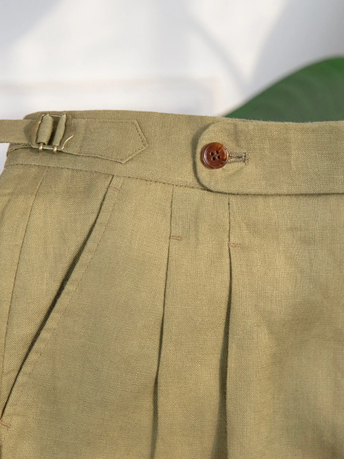 MV Old Money High End Linen Shorts