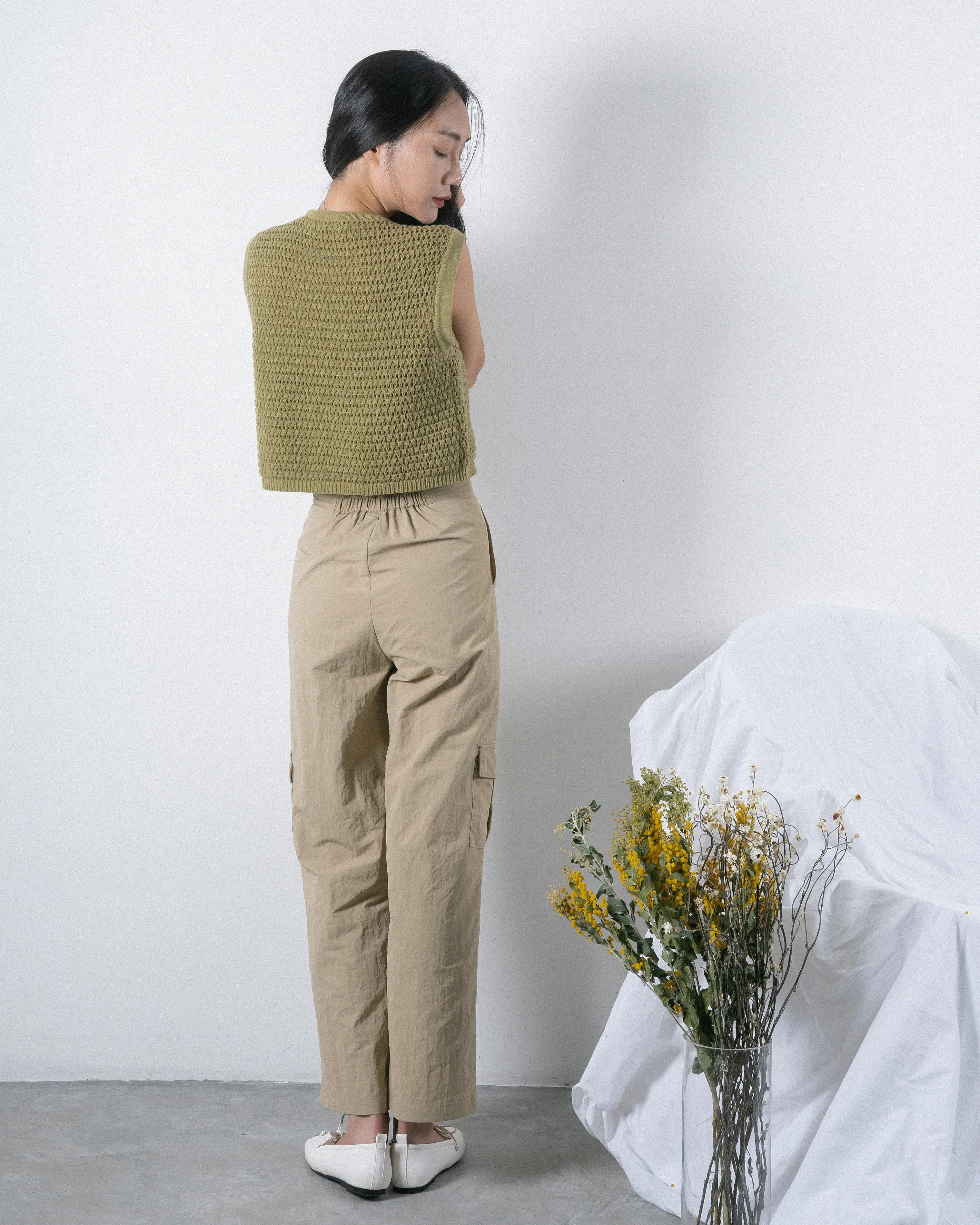 Noah Straight Cut Cargo Pants (Khaki)