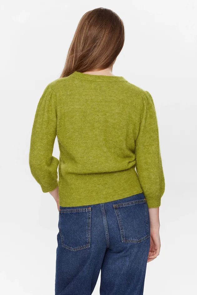 Numph Rietta Golden Cypress Pullover