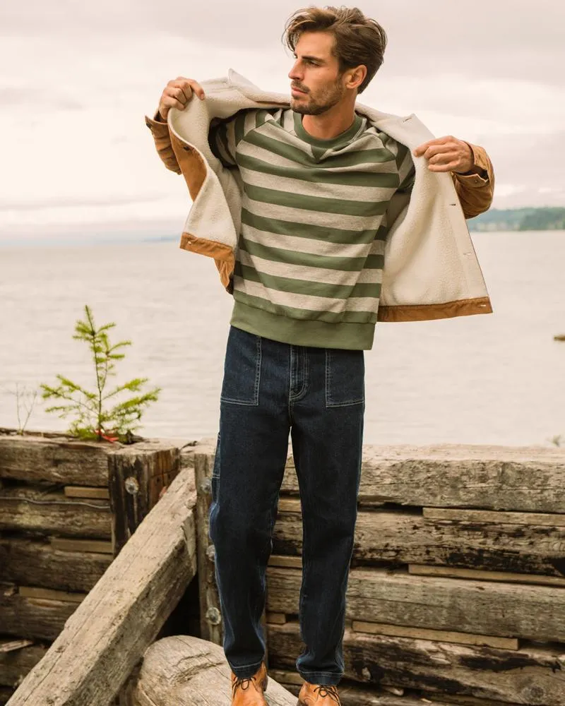 Organic Raglan Crew Pullover