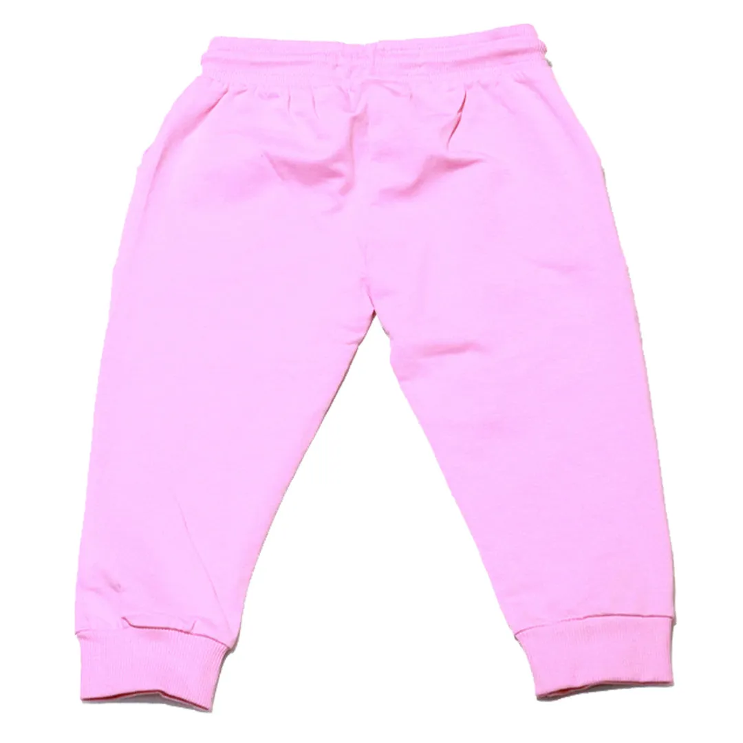 Pink Embroidery Track Pant