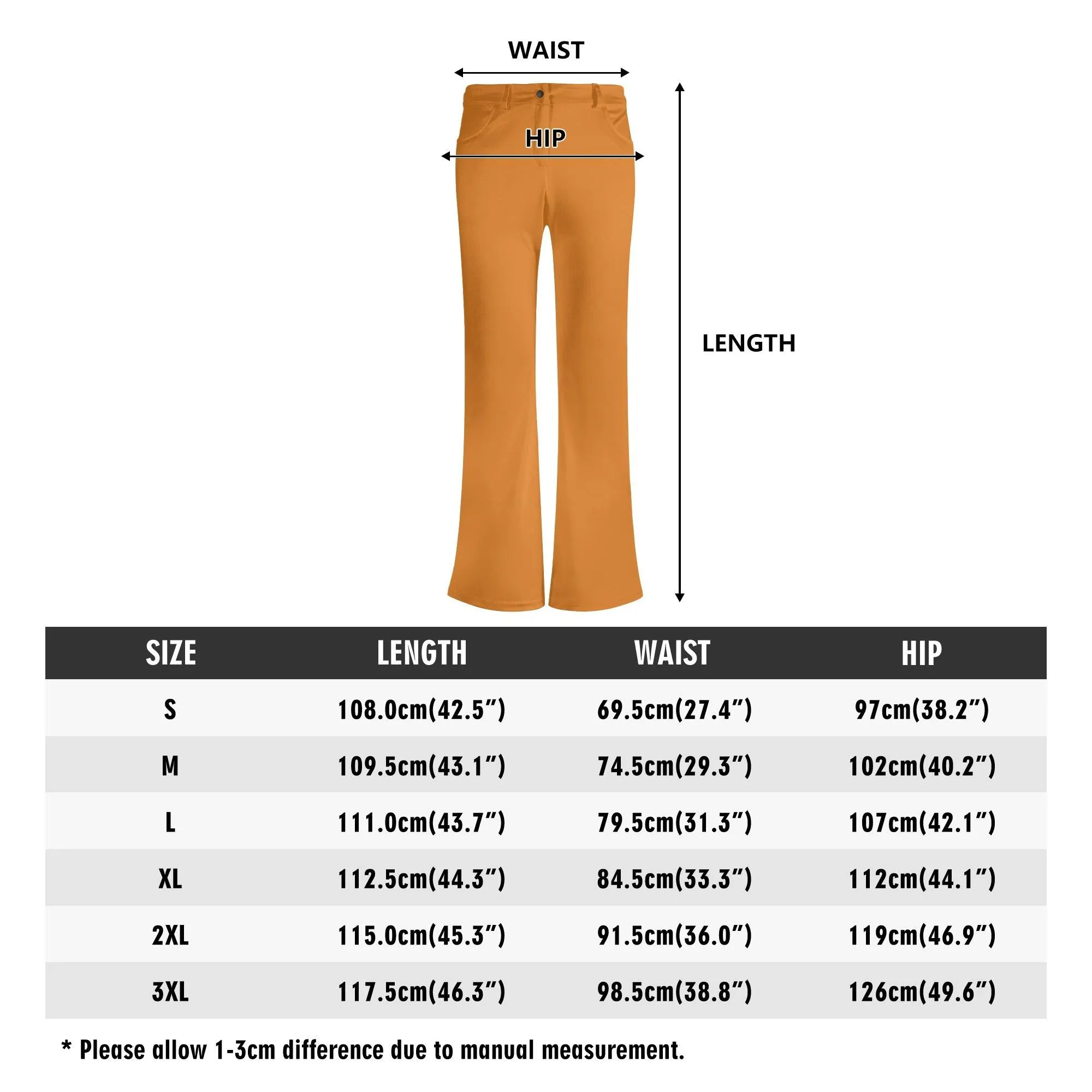 Pinsa Orange Flared Pants