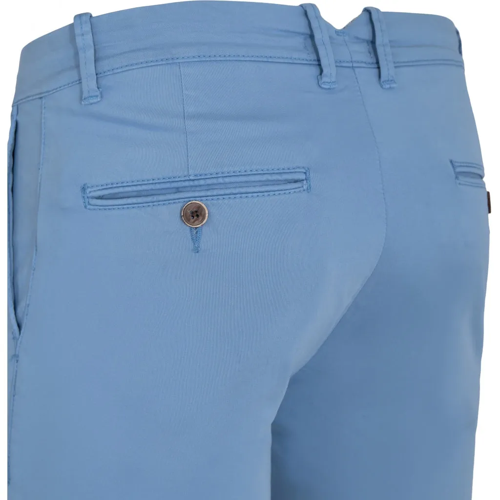 Pio Cotton Stretch Chino - LBL Light Blue