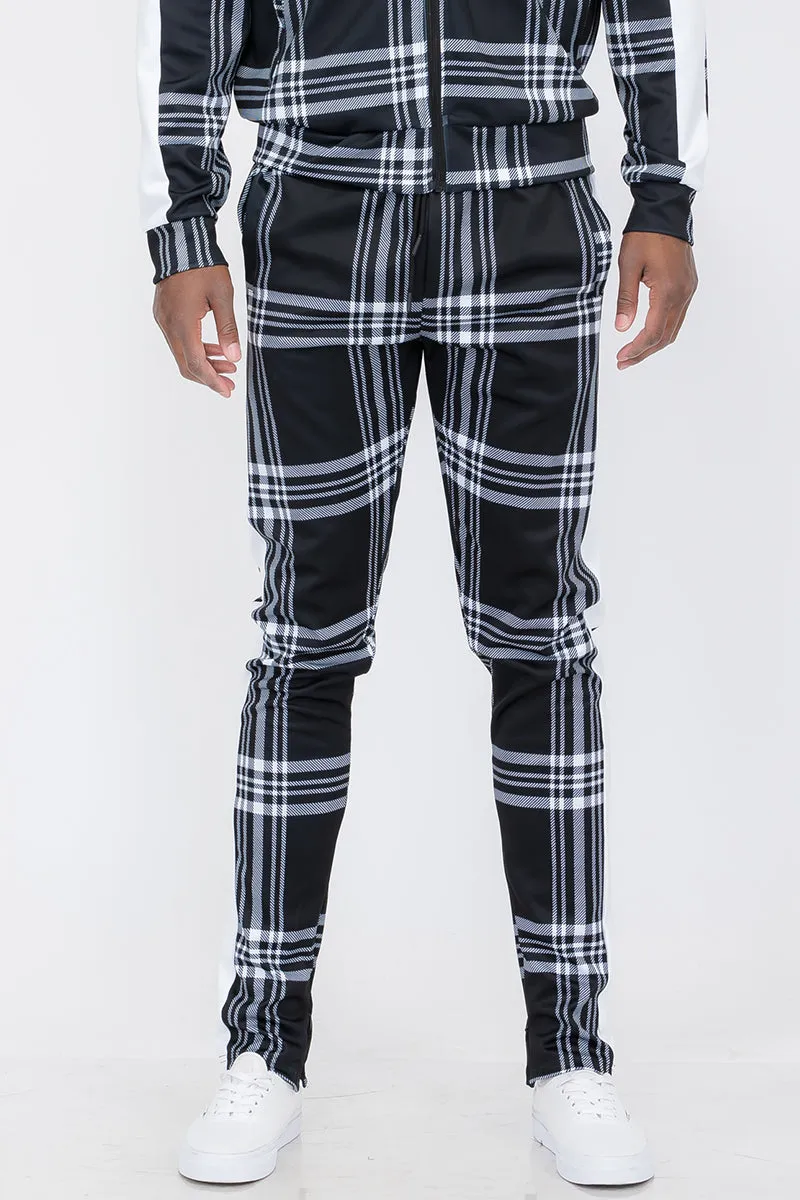 Plaid Out Track Pants