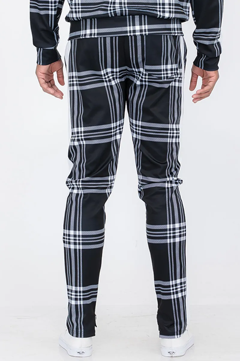 Plaid Out Track Pants