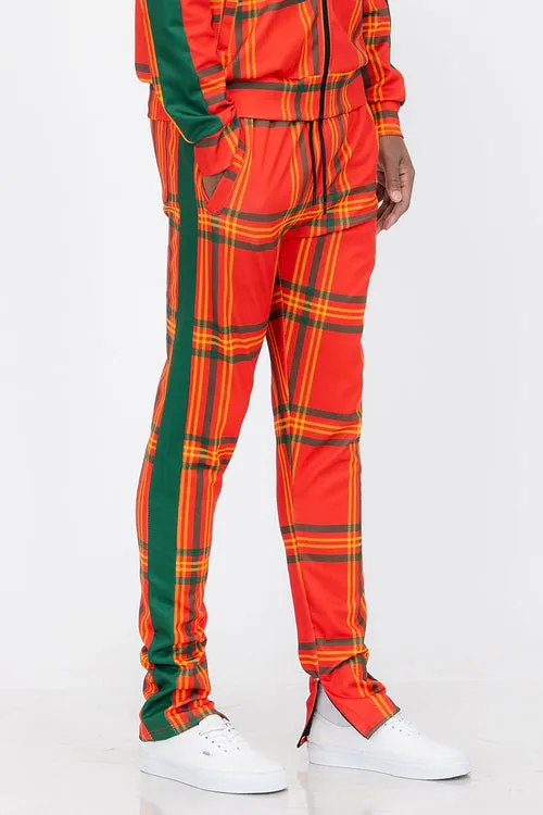 Plaid Out Track Pants