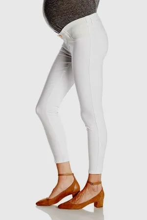 Ripe White Maternity Ankle Jeans / Jeggings