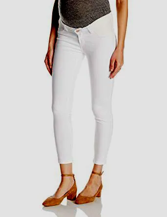 Ripe White Maternity Ankle Jeans / Jeggings