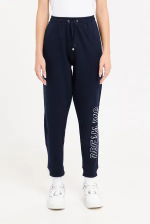 Senior Girls Navy Active Pants