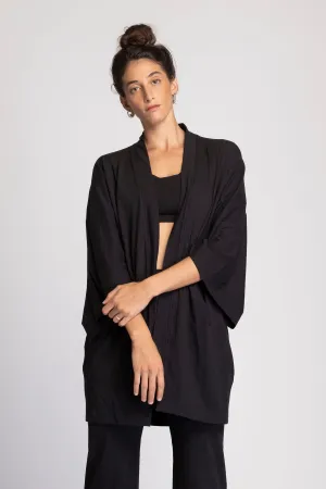 Soft Modal Lounge Kimono Cardigan