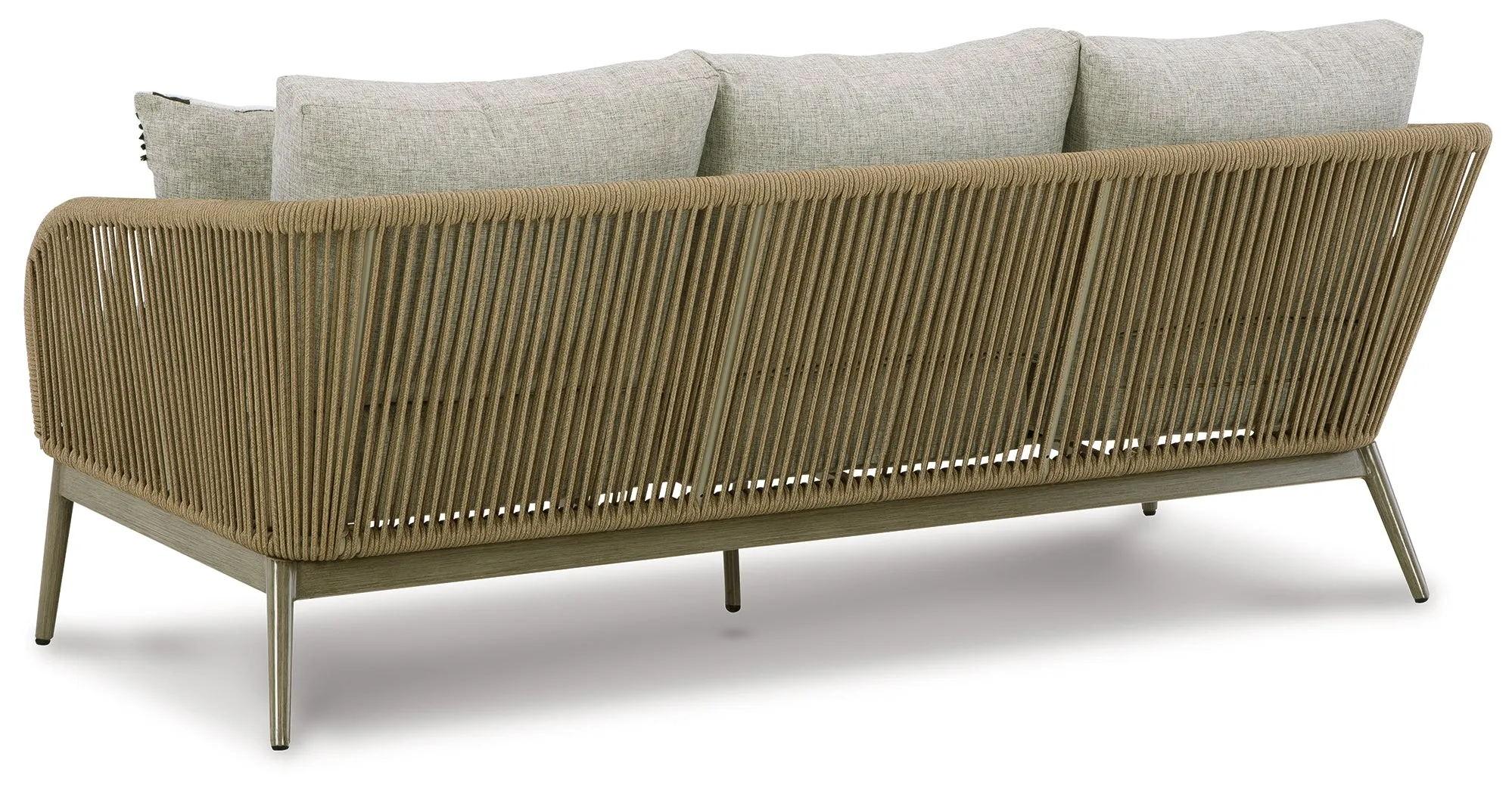 Swiss Valley Outdoor Sofa with 2 Lounge Chairs in Beige