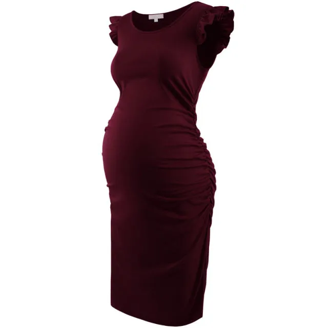 Tabitha Ruched Maternity Dress