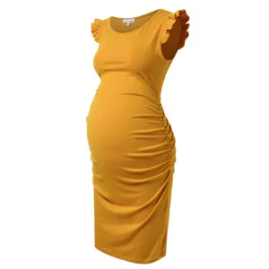 Tabitha Ruched Maternity Dress