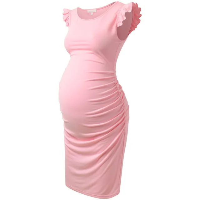 Tabitha Ruched Maternity Dress