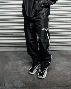 The Track Pants - Black/Dove