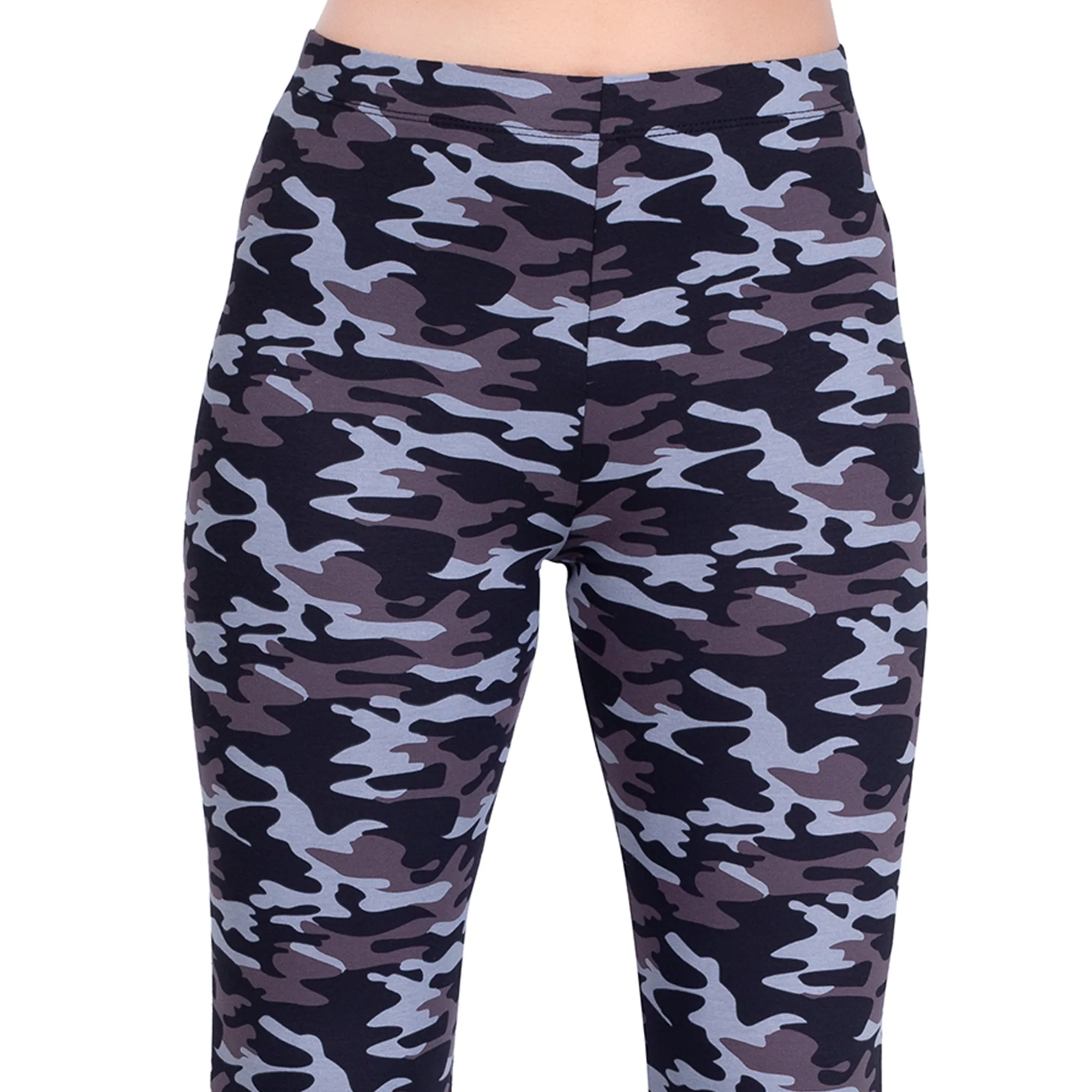 Women Elephant Printed Stretchable Legging