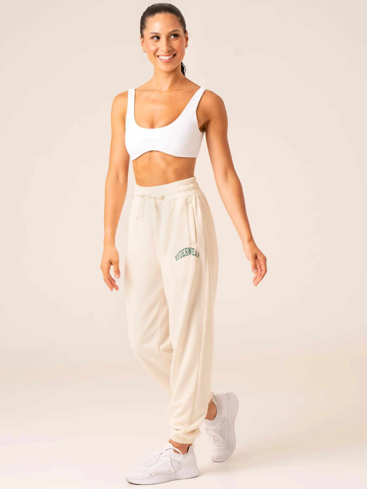 Women's Collegiate Track Pant - Chalk